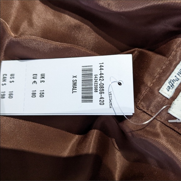 Abercrombie and Fitch XS Faux Fur Mini Puffer jacket - Picture 4 of 5